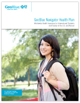 GeoBlue Navigator for Student Brochure