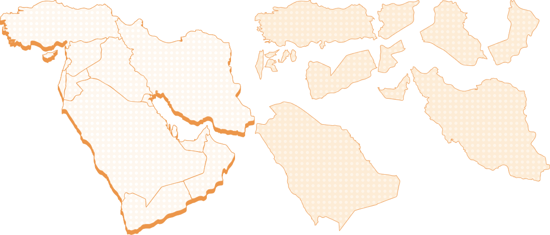 HTH Region Map - Middle East