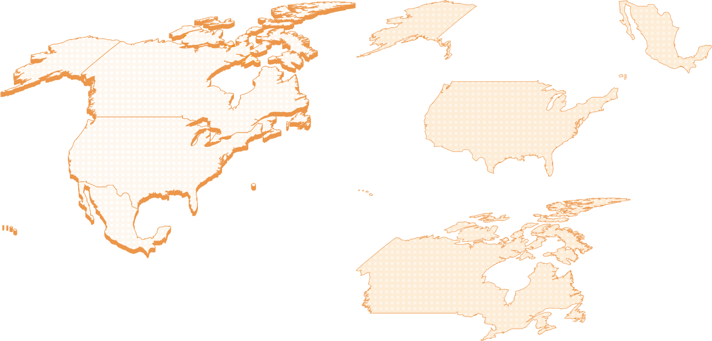 HTH Region Map - North America